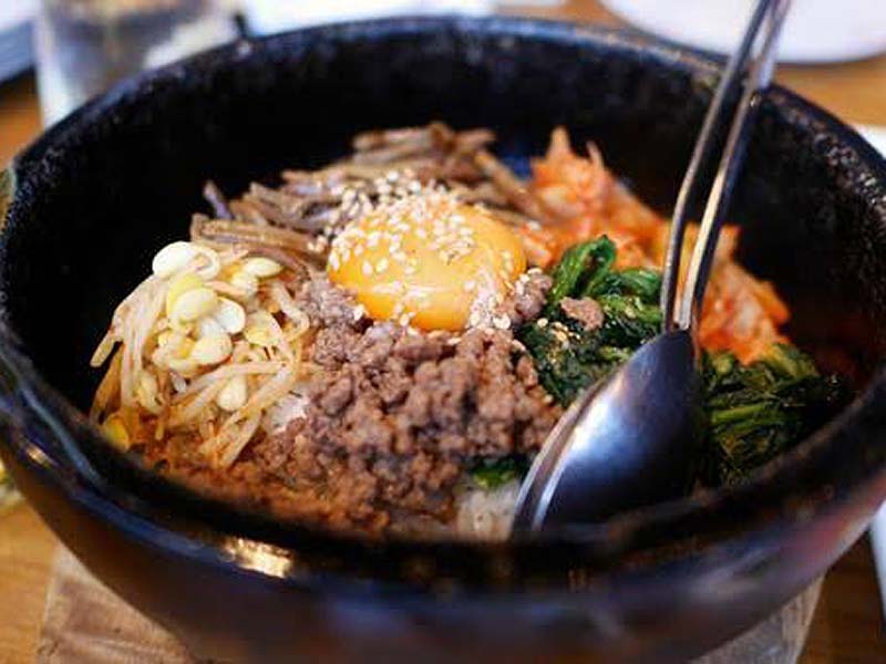 Bibimbap in Stone Pot