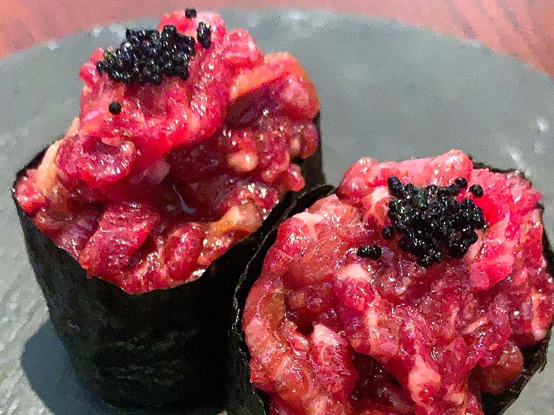Wagyu Tartar Gunkan
